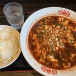 元祖辛麺屋 桝元 - 白ごはん　＋　辛麺