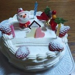 とみや菓子舗 - 2014年　クリスマスケーキ15cm　2,160円