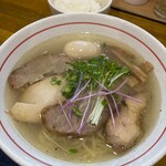 麺屋 ぬまた - 料理写真:特塩らー麺　&   ライス