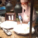 花もも - 蓮根の天麩羅・イカの天麩羅