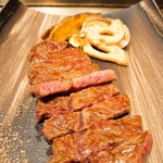 鉄板焼　利花苑 - 【ミニッツステーキランチ・クリミ150g】