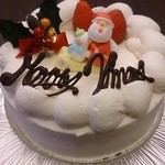 菓子工房 オアシス - 2014/12 クリスマスケーキ（ノエルサンタ）
