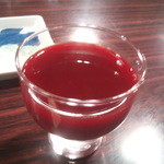 すっぽんコース 最初は生き血のりんごジュース割り