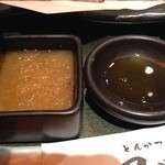 とんかつ マンジェ - 特製タレとオリーブオイル