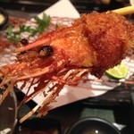 とんかつ マンジェ - 海老フライ