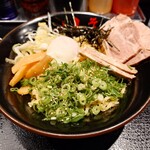 東京油組総本店 - 料理写真:油そば(並盛り、スペシャルトッピングB)