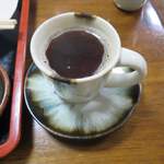 手打ちうどん 山田屋 - サービスのコーヒー。ありがたい。
