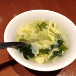 福盈門 - チャーハンの付属のスープ