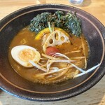 Soup Curry 笑くぼ - 春菊大好き♥️