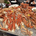 ホテル アゴーラ リージェンシー 大阪堺 - 次から次と補充してくれるカニ~•*¨*•.¸¸♬︎