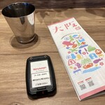 BOTANI：CURRY - 大阪の路線図見ながら待つ