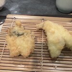 天ぷら家 てんてん - キスと牡蠣