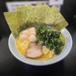 萬来亭 - 塩ラーメン(のりたまレンソウ)