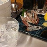 学大酒場エビス参 - 旬が光る秋刀魚刺し