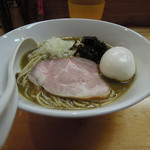 煮干中華ソバ イチカワ - 特濃煮干ソバ＆出汁打込み式味玉