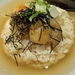 Tokyo Style Noodle ほたて日和 - 帆立と昆布の佃煮ご飯✨　スープ割り投入☺️