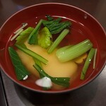 ビジネスホテル千楽 - 朝食　お雑煮　お仕事バージョン