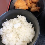 むげん 茂原店 - 白米セット（ライス小＋唐揚げ2個）