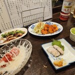 金町製麺 - エビチリなど