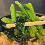 ごはんどき - ほうれん草リフト