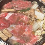 しゃぶしゃぶ すき焼き 食べ放題 和牛と豚 - 