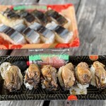 万両寿し - カキの握り寿し　850円