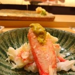 すし家 一柳 - 花咲がに・・