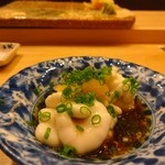 すし家 一柳 - 白子ポン酢・・