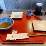天ぷら 多から - 配膳