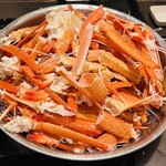 松葉蟹 吃到飽 Kanizanmai 名古屋榮店 - 14肩的ズワイ蟹殼（可供7杯使用）