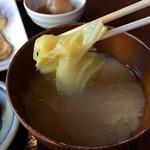 なごみ - キャベツのお味噌汁