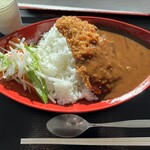 サヤマ テラス - わらじカツカレー