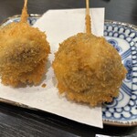 ゆるり - しいたけ肉詰めフライ