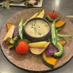 ツマンデ呑める みやこパーラー ハイサイ! - 島野菜バーニャカウダー