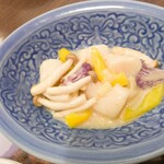 中国旬菜 茶馬燕 - ホタテと季節野菜の腐乳炒め