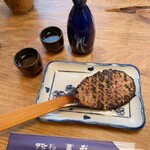 更科 - そば味噌付き日本酒　本金　