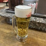 餃子の王将 - ビール421円30円引きキャンペーン中