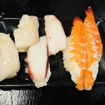 松葉蟹 吃到飽 Kanizanmai 名古屋榮店 - 握壽司（蝦・章魚・鳥貝）