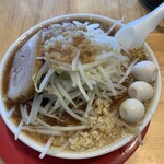 麺屋 敬 - 料理写真:ラーメン　850円　うずら（3コ）　100円