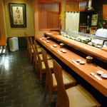 天寿し - カウンター６席のみです♪