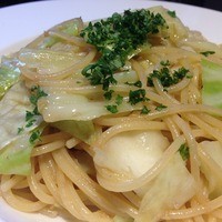 かもめのイタリアン - キャベツのスパゲッティ アンチョビ風味