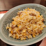 中国旬菜 茶馬燕 - 雲南塩肉とコーンの炒飯