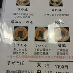 らーめん 一夢庵 - メニュー1