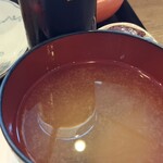 ぱっぷや - 温いお味噌汁