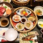 松川温泉　峡雲荘 - 夕食