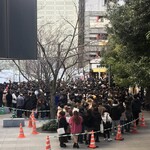 ケララキッチン - 食後、初詣のために飯田橋へ行くと、東京大神宮の凄まじい行列が