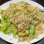 黄鶴楼 餃子酒場 - 2025/11月。単品、カニチャーハン。