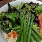 ハングリータイガー - （いつもの）アスパラサラダＬ。