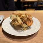 釜喜利うどん - 海老のかき揚げ