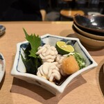 釜喜利うどん - 白子ポン酢